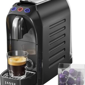 JASSY Small Espresso Coffee Machine 20 Bar Coffee Maker, Pods, NEW