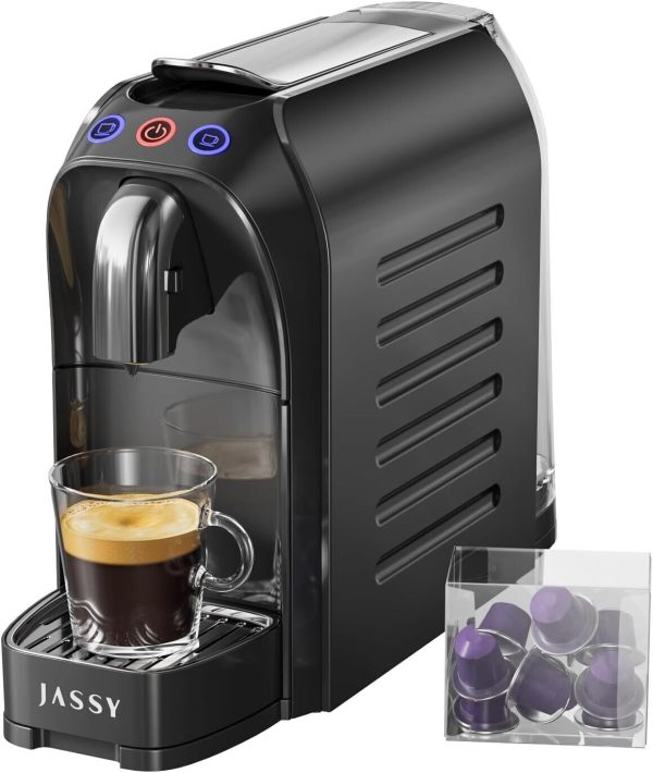 JASSY Small Espresso Coffee Machine 20 Bar Coffee Maker, Pods, NEW