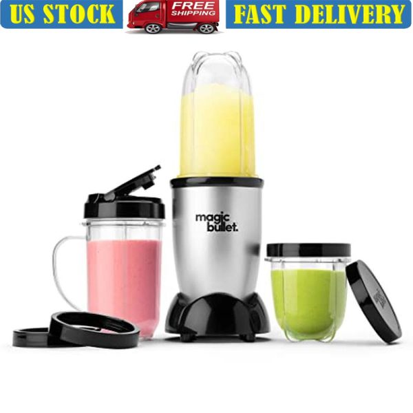 Compact Blender 11 Piece Set High Torque Motor Smoothies Dips Easy Recipes New