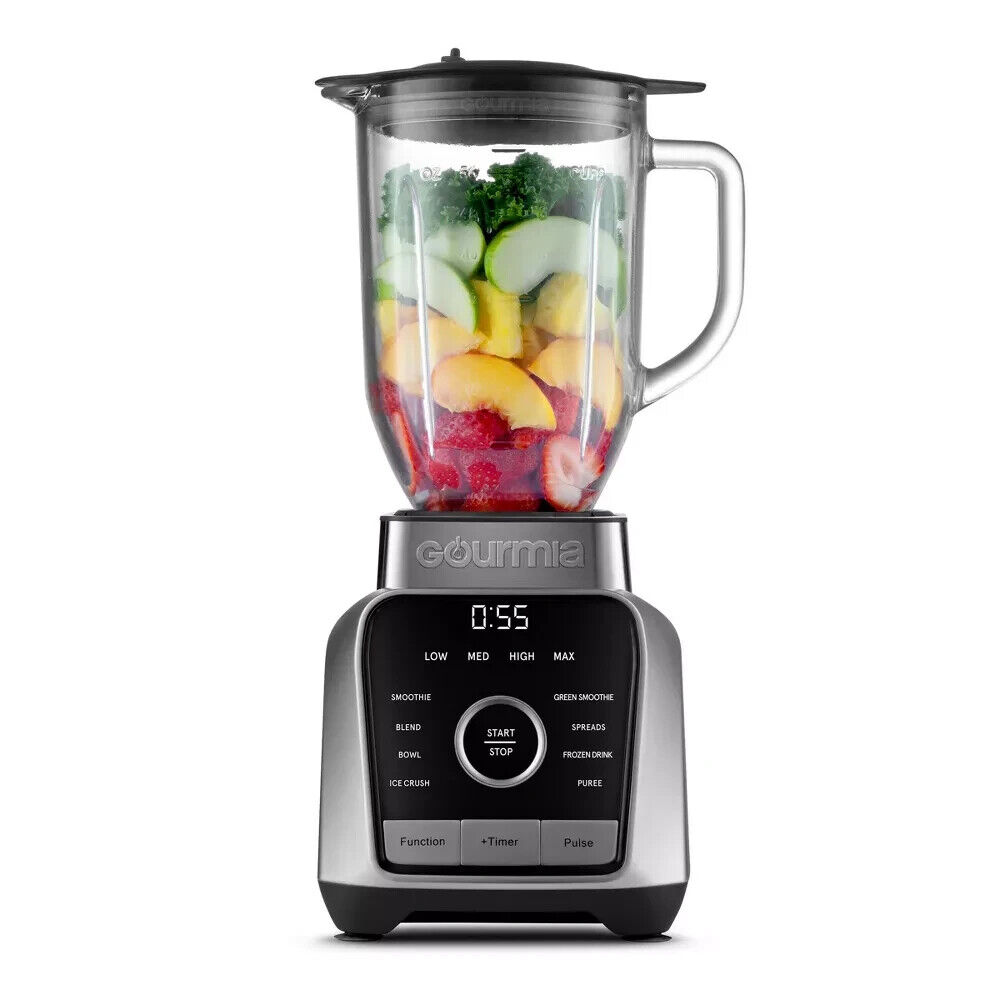 Gourmia Digital Blender with 8 Total Blend Programs-Crushes Ice, Smoothie Maker