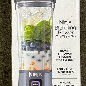 Ninja Blast (BC151NV) – 18 oz. Portable Blender (Denim Blue)…NEW!!..FREE S&H!!