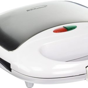 Brentwood Sandwich Maker, White