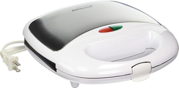 Brentwood Sandwich Maker, White