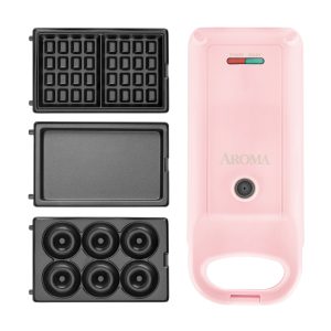 Aroma Swap & Flip Waffle Maker, New