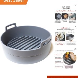 Premium Air Fryer Silicone Pot Liner | EXTRA STRONG | Food Safe Air fryers Ov…