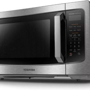 TOSHIBA ML-EM45PIT(SS) Countertop Microwave Oven with Inverter Technology