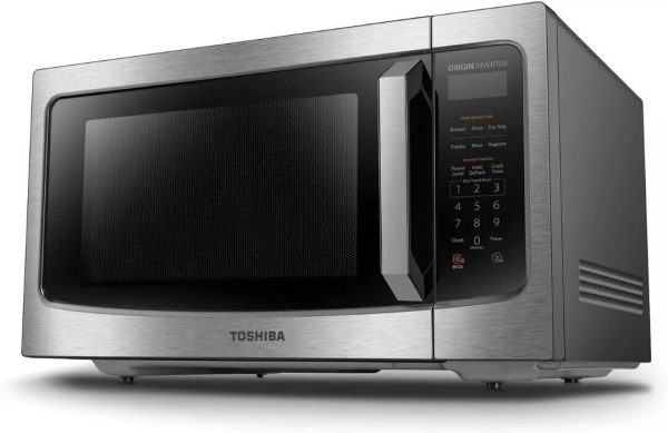 TOSHIBA ML-EM45PIT(SS) Countertop Microwave Oven with Inverter Technology