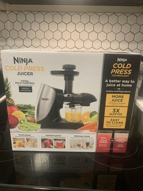 Ninja Cold Press Juicer Pro Black Juice Maker Machine