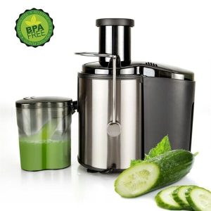 New 800W Juicer Machines with Large 3” Feed Chute for Whole Fruits & Vegetables