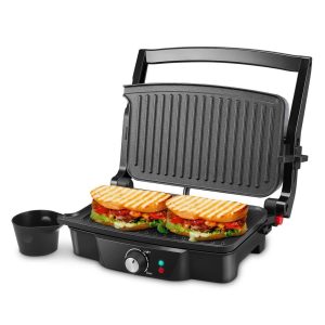 Panini Maker iSiLER 2 Slice Panini Press Grill Sandwich Maker Non-Stick Coate…