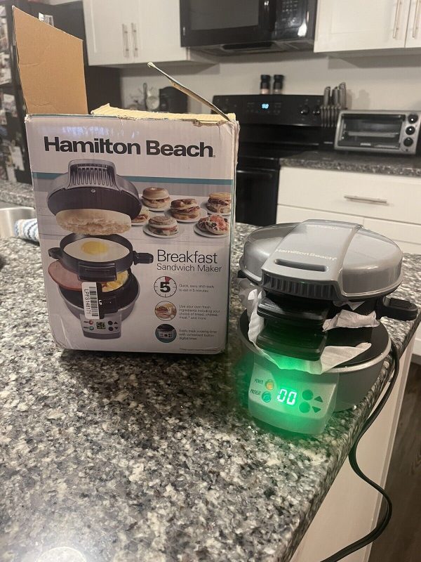 Hamilton Beach 25478R Breakfast Sandwich Maker New in Box