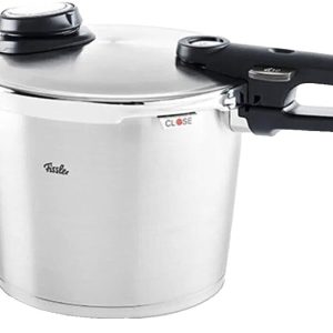 Fissler Vitavit Premium Pressure Cooker w/ Steamer Insert, 6.3-Qt. – Brand New