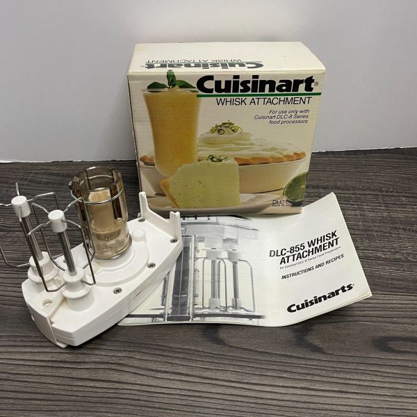 Vintage Cuisinart Whisk Attachment DLC-855 For DLC-8 Food Processors