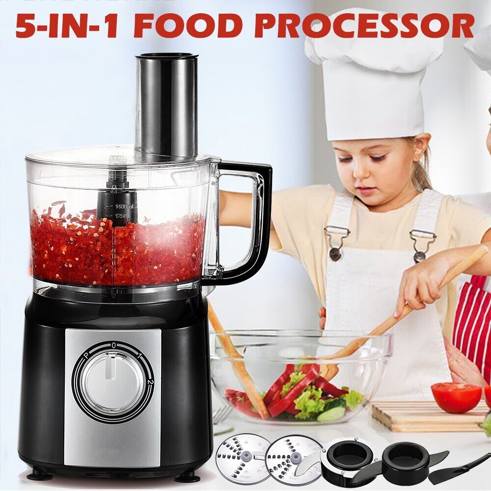 5in-1 Food Processor Blender Chopper Juicer 2Speed Chef Machine Kitchen 10 Cup55