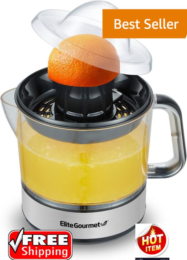 Electric Citrus Juicer Large Volume Juice Squeezer Lemon Orange Pulp Extractor .