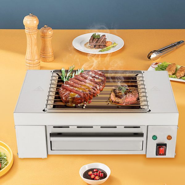 Household Commercial Barbecue Countertop Electric Grill 1500W Indoor Grill