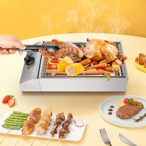 Electric 1800W Griddle Flat Top Grill Hot Plate BBQ Countertop Commercial Grills