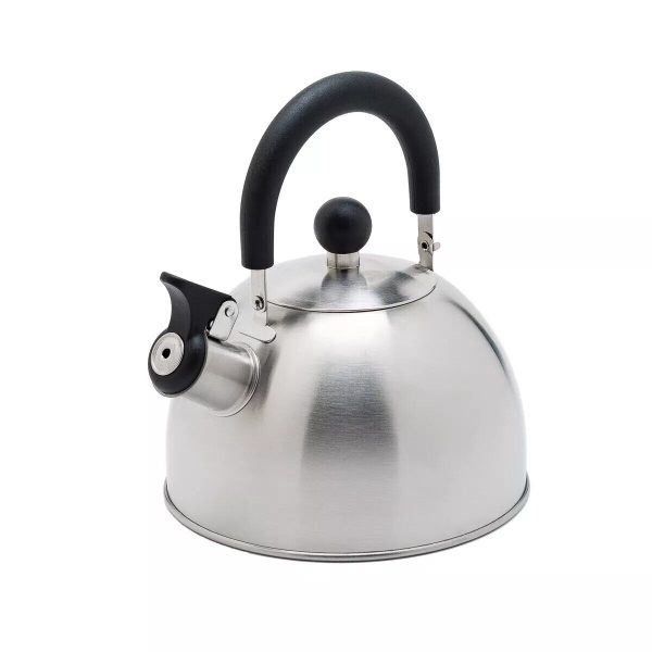 Stewart Whistling Stovetop Tea Kettle Food Grade Stainless Steel, Hot Water F…