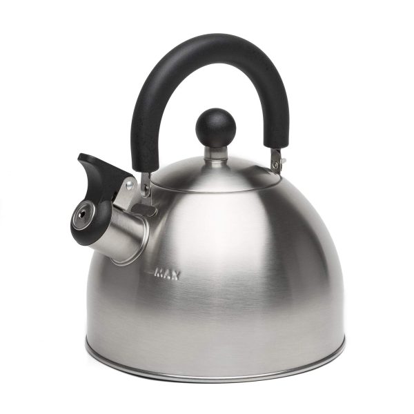 Stewart Whistling Stovetop Tea Kettle Food Grade Stainless Steel, Hot Water F…