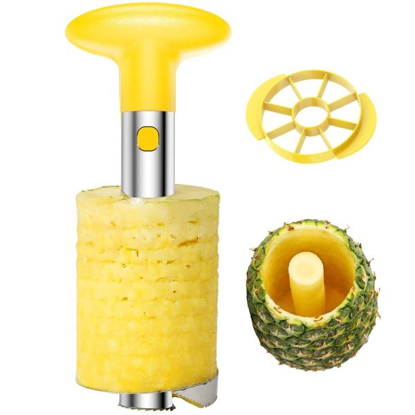 Easy Kitchen Tool Stainless Steel Fruit Pineapple Peeler Corer Slicer Cutter