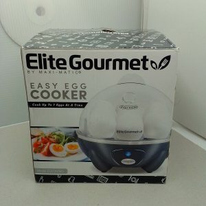 Elite Gourmet EGC-007B Rapid Egg Cooker 7 Easy-To-Peel Hard Medium Soft Boile…