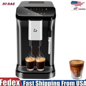 Fully Automatic Espresso Coffee Machine 20 Bar with Auto Milk Frother & Grinder