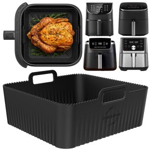 Premium 8.3inch Square Air Fryer Liner for 6Qt & bigger Fryers Great