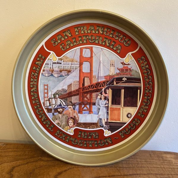 VTG 1979 Golden Gate Tray San Francisco Int’l Exposition for Food Processors