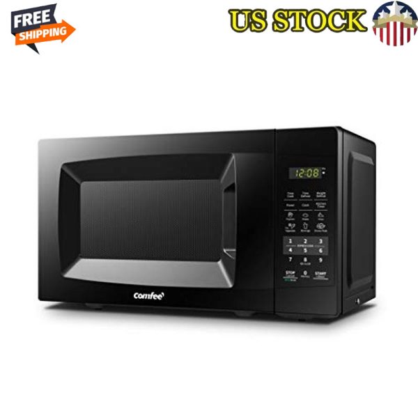 Countertop Microwave Oven 0.7 Cu Ft Sound Off ECO Mode One-Touch Cooking New