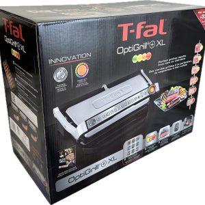 T-fal GC722D53 Stainless Steel OptiGrill + XL 120V 1800W (New in Box/Unused)