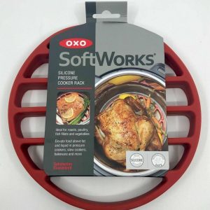 OXO Soft Works Silicone Pressure Cooker Roasting Rack for Slow Cookers New Pack