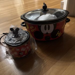 Electric Slow Cooker – Disney – Mickey Mouse – Set Of 2