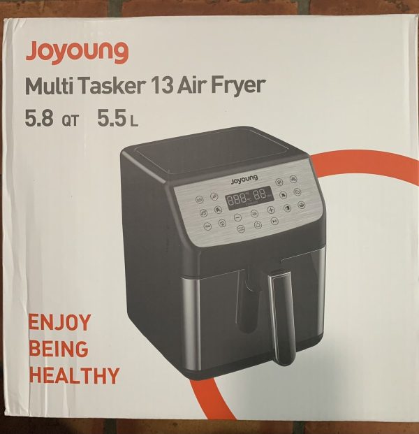 JOYOUNG Air Fryer 5.8QT Detachable Double Basket Air Fryers 1700W 13-in-1 Preset