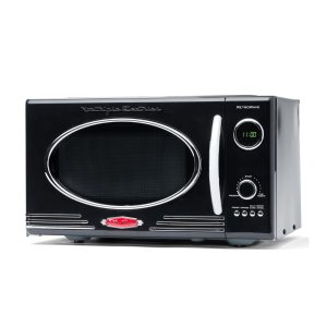 Nostalgia Retro Countertop Microwave Oven – Large 800-Watt – 0.9 cu ft – 12 Pre-