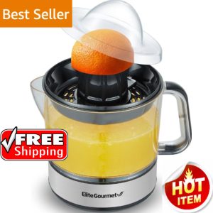 Electric Citrus Juicer Large Volume Juice Squeezer Lemon Orange Pulp Extractor