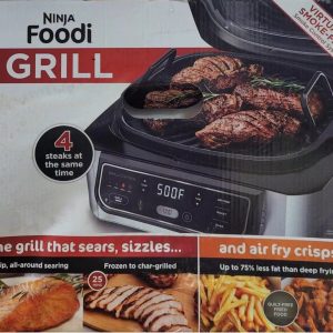 **NEW** Ninja 4-in-1 Indoor Grill, 4-Quart Air Fryer with Roast, Bake & Grilling