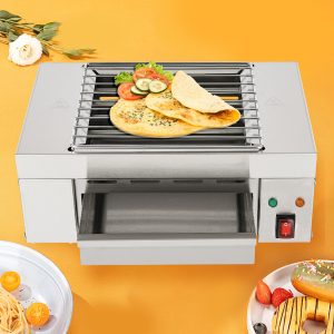 Modern Barbecue Electric Grill Indoor Grill SUS201 Stainless Steel 1500W W/ Tray