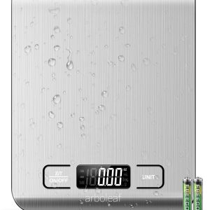 Digital Kitchen Scale, 22Lb Capacity, Weighs Grams and Ounces, 1G/0.01Oz