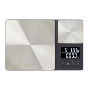 Kitchenaid KQ909 Dual Platform Digital Kitchen and Food Scale, 11 Pound Capacity