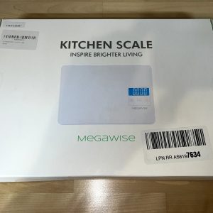 MegaWise Precision Food Scale 33lb Waterproof Rechargeable Digital Kitchen Scale