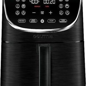 Gourmia Air Fryer Oven Digital Display 7 Quart Large AirFryer Cooker 12 Touch Co