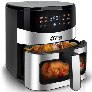 8-in-1 Smart Digital Air Fryers with Large Visual Window