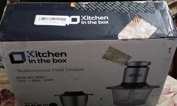 Kitchen in the box Food Processors, 400W Powerful Meat Grinder & Food Chopper