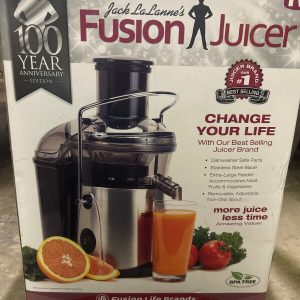 Jack LaLanne  Fusion Juicer – Stainless Steel 100yr anniversary edition