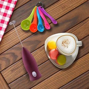 Electric Milk Frothers Handheld Whip Foamer For Coffee, Lattes, Cappuccinos, Etc