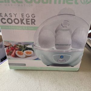 Elite Gourmet EGC115M Easy Egg Cooker Electric 7Egg Capacity Soft Medium Har