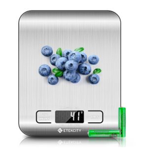 Etekcity Food Kitchen Scale, Digital Grams and Ounces for Weight Loss, Baking,