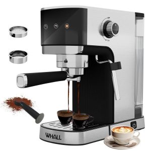 Touchscreen Espresso Machine 20 Bar，Espresso Coffee Maker with Milk Frother