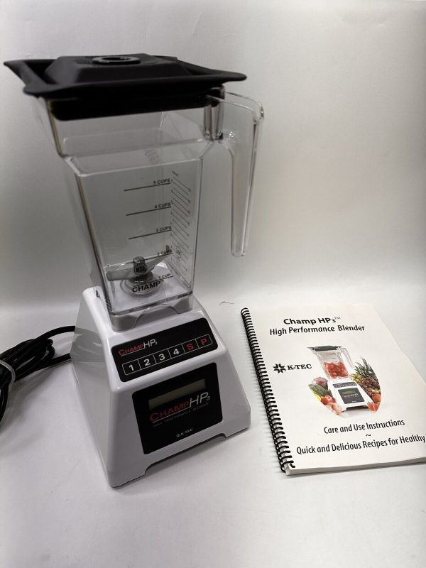 K-Tec Champ HP3 High Performance Blender ES-3 New No Box.