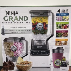 Ninja Grand Kitchen System 1200 Watts, Blender, 4 Preset Auto-iQ Programs NEW